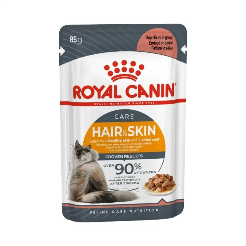 Royal Canin 法國皇家 | 成貓亮毛及皮膚加護主食濕糧 (肉汁) 85g